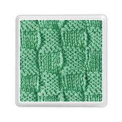 Knitted Wool Square Green Memory Card Reader (square)  by snowwhitegirl
