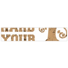 Work Hard Your Bones Small Flano Scarf by Melcu