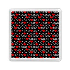 Xoxo Valentines Day Pattern Memory Card Reader (square)  by Valentinaart