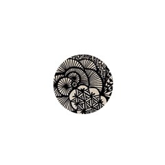 Background Abstract Beige Black 1  Mini Buttons by Nexatart