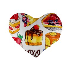 Xoxo Standard 16  Premium Heart Shape Cushions by KuriSweets