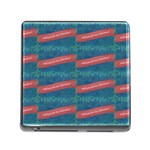Valentine Day Pattern Memory Card Reader (Square) Front