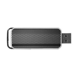 Holes Sheet Grid Metal Portable Usb Flash (two Sides) by Nexatart