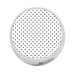 White Polka Dots 4-port Usb Hub (two Sides)  by jumpercat