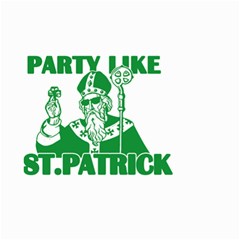  St  Patricks Day  Small Garden Flag (two Sides) by Valentinaart