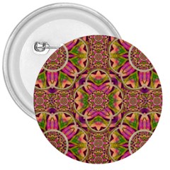 Jungle Flowers In Paradise  Lovely Chic Colors 3  Buttons by pepitasart