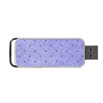 Dot Blue Portable USB Flash (Two Sides) Front