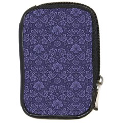 Damask Purple Compact Camera Cases by snowwhitegirl