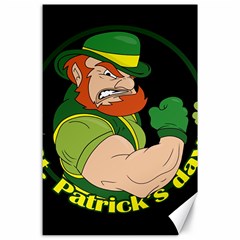 St  Patricks Day Canvas 24  X 36  by Valentinaart
