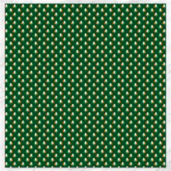 Irish Flag Green White Orange On Green St  Patrick s Day Ireland Canvas 12  X 12   by PodArtist
