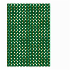 Irish Flag Green White Orange On Green St  Patrick s Day Ireland Small Garden Flag (two Sides) by PodArtist