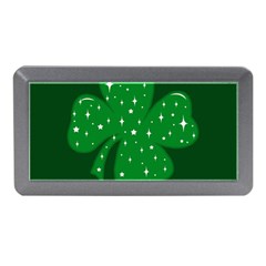 Sparkly Clover Memory Card Reader (mini) by Valentinaart