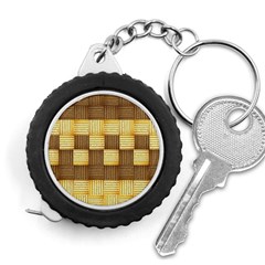 Wood Texture Grain Weave Dark Measuring Tape by Nexatart