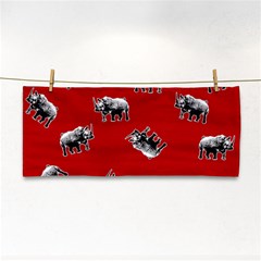 Rhino Pattern Cosmetic Storage Cases by Valentinaart