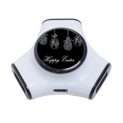 Easter Eggs 3-port Usb Hub by Valentinaart