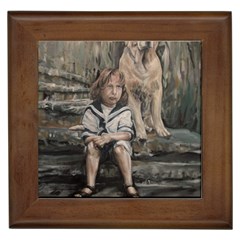 An Old Friend Framed Tiles by redmaidenart