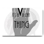 It s A Vulcan Thing Large Doormat  30 x20  Door Mat
