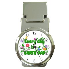 Earth Day Money Clip Watches by Valentinaart