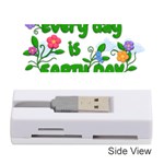 Earth day Memory Card Reader (Stick)  Front