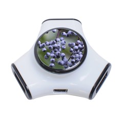 Blueberries 2 3-port Usb Hub by trendistuff