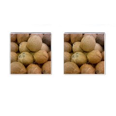 Coconuts 2 Cufflinks (square) by trendistuff