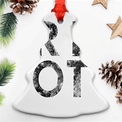 Riot Christmas Tree Ornament (two Sides) by Valentinaart