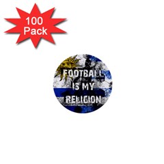 Football Is My Religion 1  Mini Buttons (100 Pack)  by Valentinaart