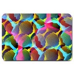 3d Pattern Mix Large Doormat  by Sapixe