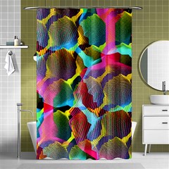 3d Pattern Mix Shower Curtain 48  X 72  (small)  by Sapixe