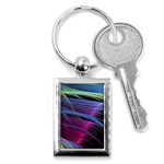 Abstract Satin Key Chains (Rectangle)  Front
