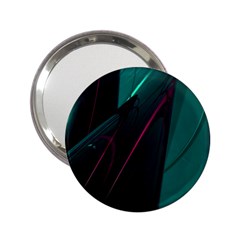 Abstract Green Purple 2 25  Handbag Mirrors by Sapixe