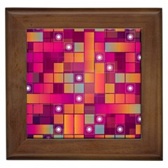 Abstract Background Colorful Framed Tiles by Sapixe