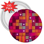 Abstract Background Colorful 3  Buttons (100 pack)  Front