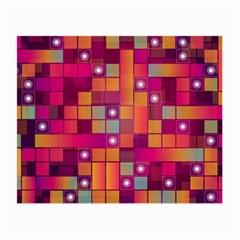 Abstract Background Colorful Small Glasses Cloth (2-side) by Sapixe