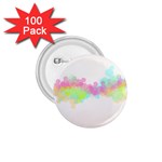Abstract Color Pattern Colorful 1.75  Buttons (100 pack)  Front