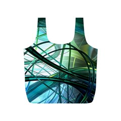 Abstract Full Print Recycle Bags (s)  by Sapixe