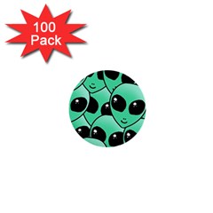 Alien 1  Mini Buttons (100 Pack)  by Sapixe