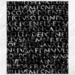 Antique Roman Typographic Pattern Canvas 8  x 10  8.15 x9.66  Canvas - 1