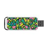 Circle Background Background Texture Portable USB Flash (Two Sides) Front