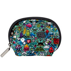 Comics Collage Accessory Pouches (small)  by Sapixe