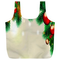 Ornament Christmast Pattern Full Print Recycle Bags (l)  by Sapixe