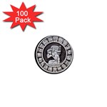 Pattern Motif Decor 1  Mini Buttons (100 pack)  Front