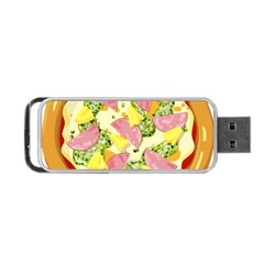 Pizza Clip Art Portable Usb Flash (one Side) by Sapixe