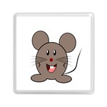 Raton Mouse Christmas Xmas Stuffed Animal Memory Card Reader (Square)  Front