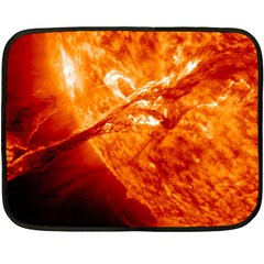 Spectacular Solar Prominence Double Sided Fleece Blanket (mini)  by Sapixe
