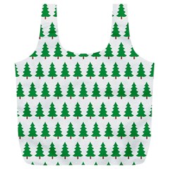 Christmas Background Christmas Tree Full Print Recycle Bags (l)  by Sapixe