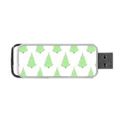 Background Christmas Christmas Tree Portable Usb Flash (two Sides) by Sapixe