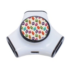Macaron Macaroon Stylized Macaron 3-port Usb Hub by Sapixe