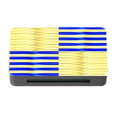 Metallic Gold Texture Memory Card Reader With Cf by Sapixe
