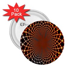 Pattern Texture Star Rings 2 25  Buttons (10 Pack)  by Sapixe